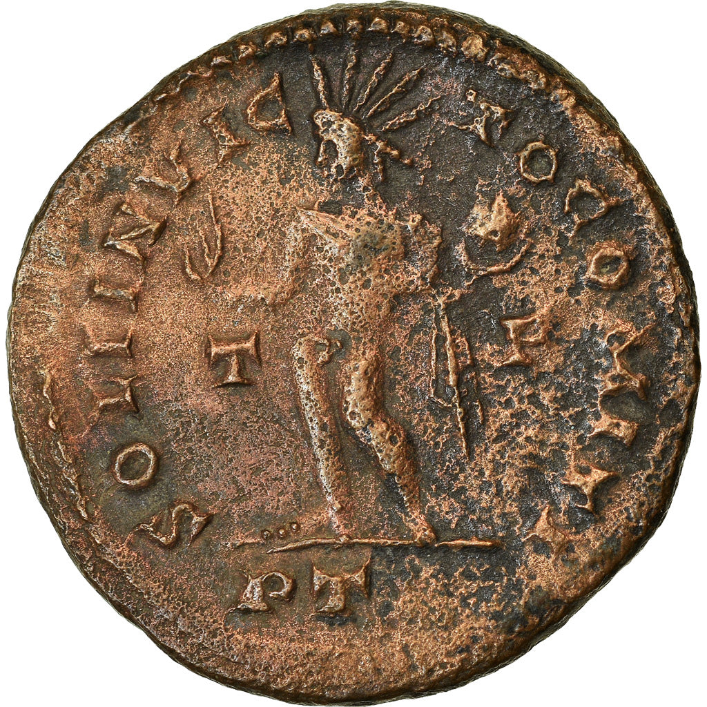 Münze, Constantine I, Follis, AD 310-313, Trier, SS, Bronze, RIC:873