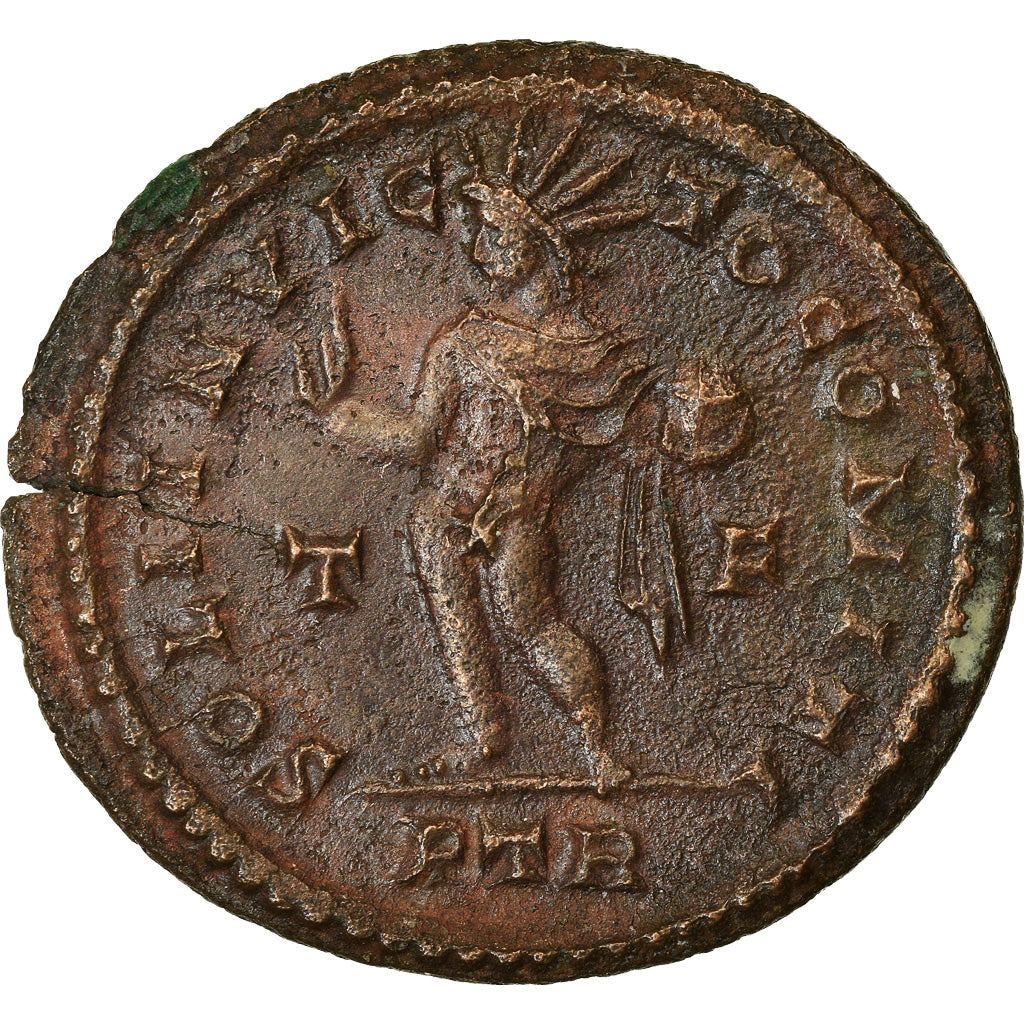 Monnaie, Constantin I, Follis, AD 310-313, Trèves, TTB, Bronze, RIC:873