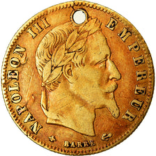 Moneta, Francja, Napoleon III, Napoléon III, 5 Francs, 1867, Paris, EF(40-45)