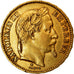 Moeda, França, Napoleon III, Napoléon III, 20 Francs, 1866, Strasbourg