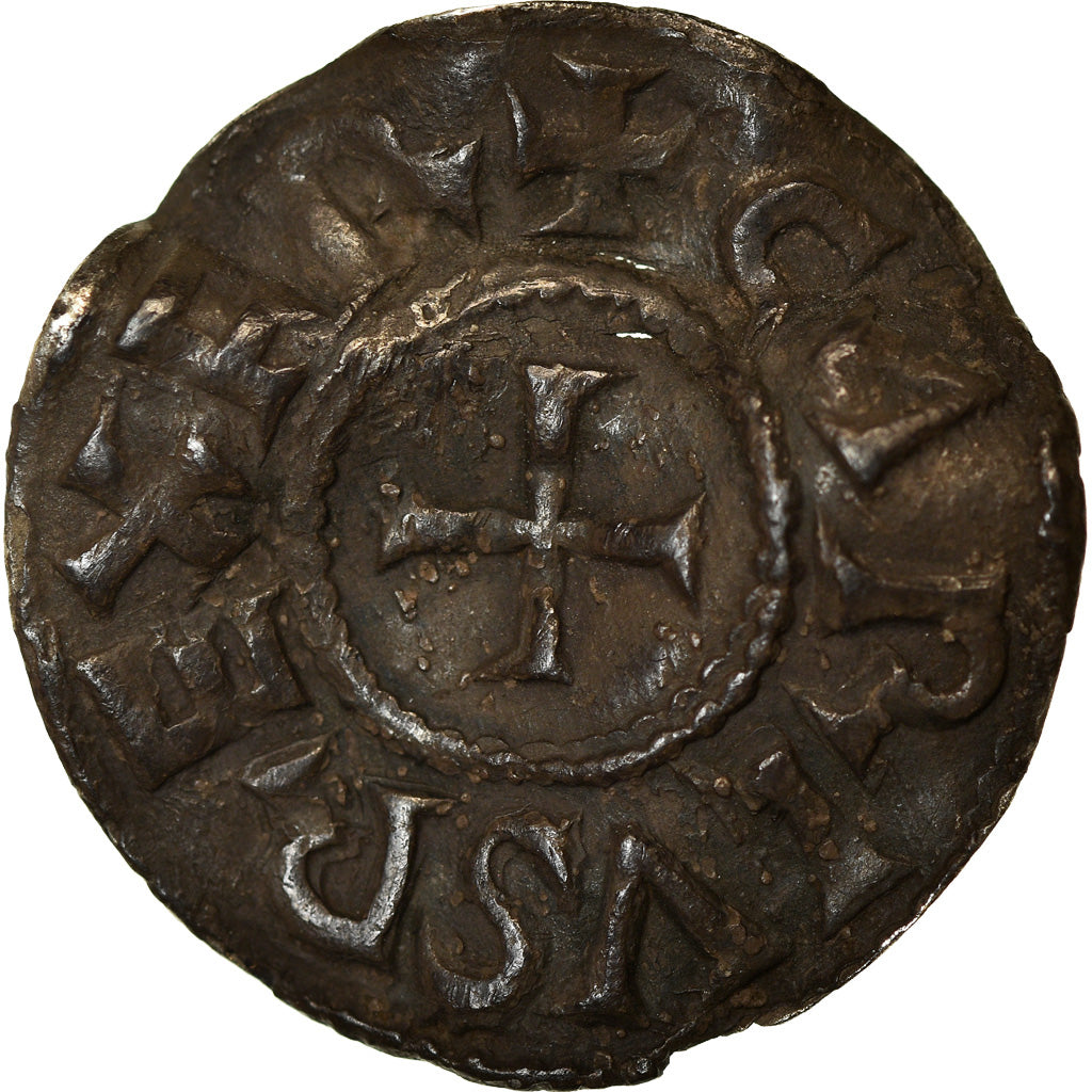 Münze, Frankreich, Denarius, Melle, SS, Silber, Prou:692