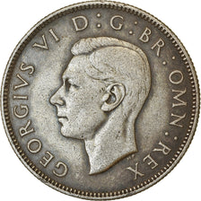 Moneta, Gran Bretagna, George VI, Florin, Two Shillings, 1944, BB, Argento