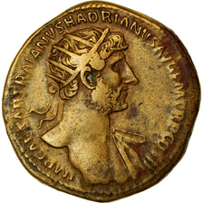 Moneta, Hadrian, Dupondius, Rome, BB+, Rame, RIC:604a