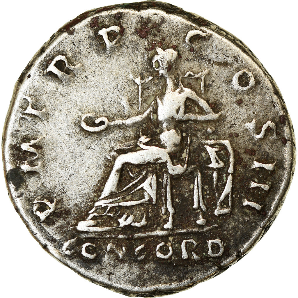 Moneta, Hadrian, Denarius, 117, Roma, BB, Argento, RIC:49