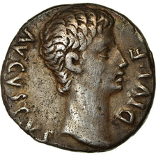 Coin, Augustus, Denarius, 15-13 BC, EF(40-45), Silver