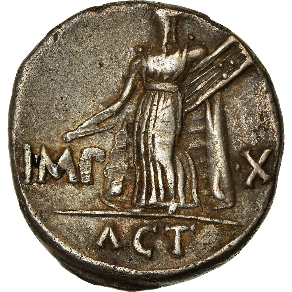 Moneta, Augustus, Denarius, 15-13 BC, BB, Argento