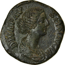 Moneta, Faustina II, Sesterzio, 175, Rome, BB, Rame, Cohen:8