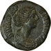 Moneta, Faustina II, Sesterzio, 175, Rome, BB, Rame, Cohen:8