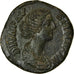 Coin, Faustina II, Sestertius, 175, Rome, EF(40-45), Copper, Cohen:8