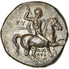 Coin, Calabria, Taras, son of Poseidon, Stater, 334 - 330 BC, Tarentum, MS(64)