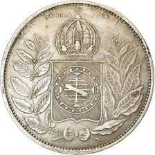 Münze, Brasilien, Pedro II, 2000 Reis, 1852, SS, Silber, KM:462