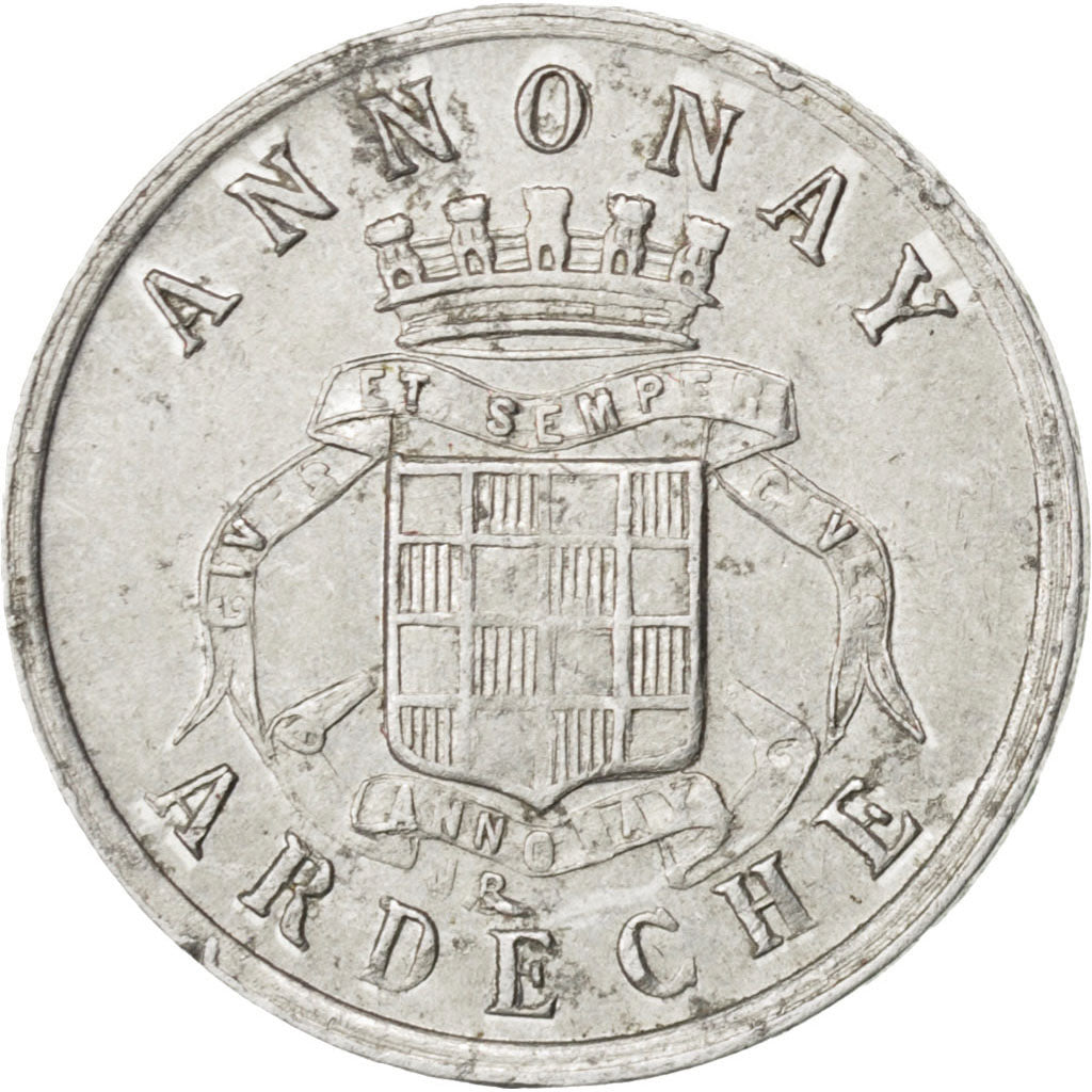 France, 5 Centimes, 1918, EF(40-45), Aluminium, Elie #10.1, 0.81