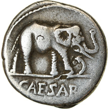 Monnaie, Julius Caesar, Denier, Atelier itinérant, TTB, Argent, Cohen:49