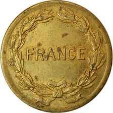 Monnaie, France, France Libre, 2 Francs, 1944, Philadelphie, TTB, Laiton
