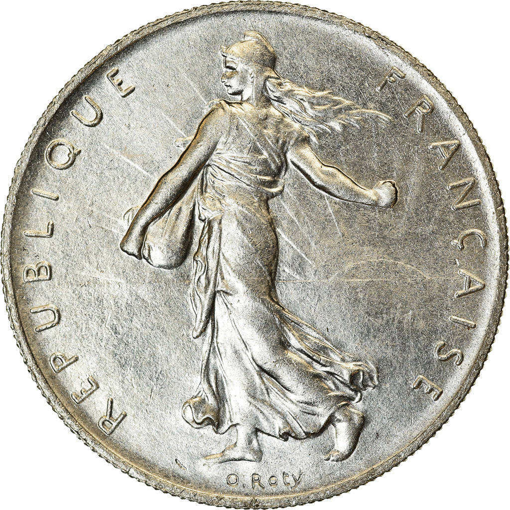 Munten, Frankrijk, Semeuse, Franc, 1960, Paris, large 0, PR, Nickel, KM:925.1
