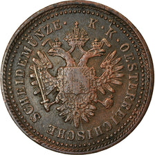 Moeda, Áustria, Franz Joseph I, Kreuzer, 1851, AU(50-53), Cobre, KM:2185