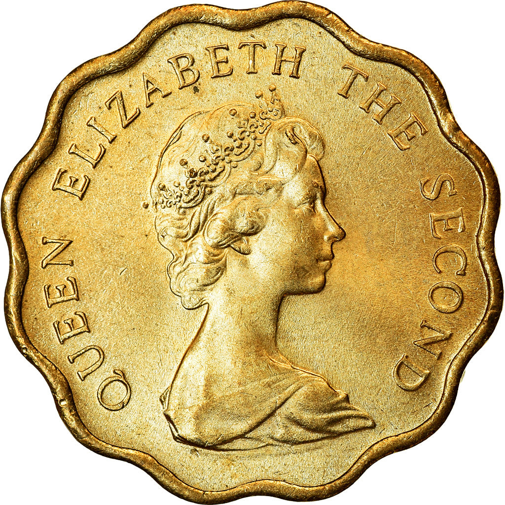 Moneta, Hong Kong, Elizabeth II, 20 Cents, 1978, MS(64), Mosiądz niklowy, KM:36