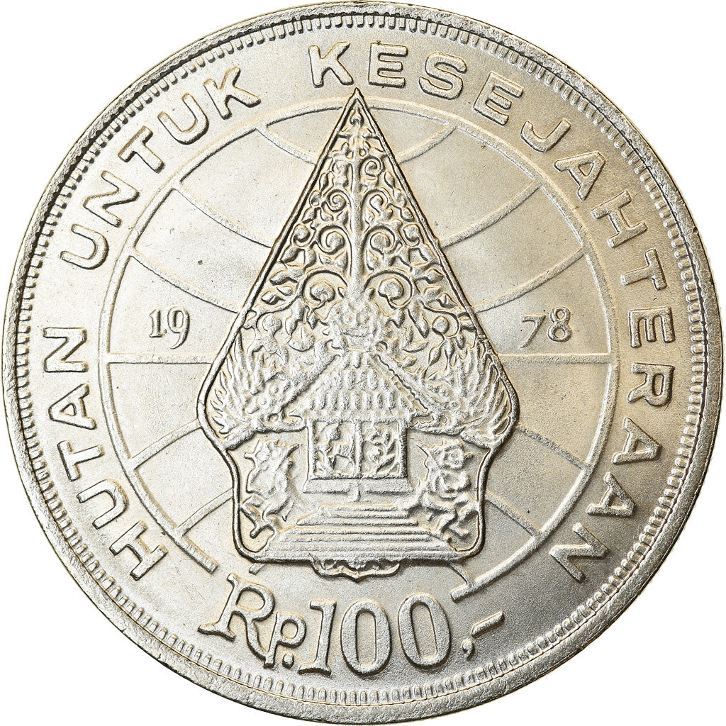 Münze, Indonesien, 100 Rupiah, 1978, VZ+, Copper-nickel, KM:42