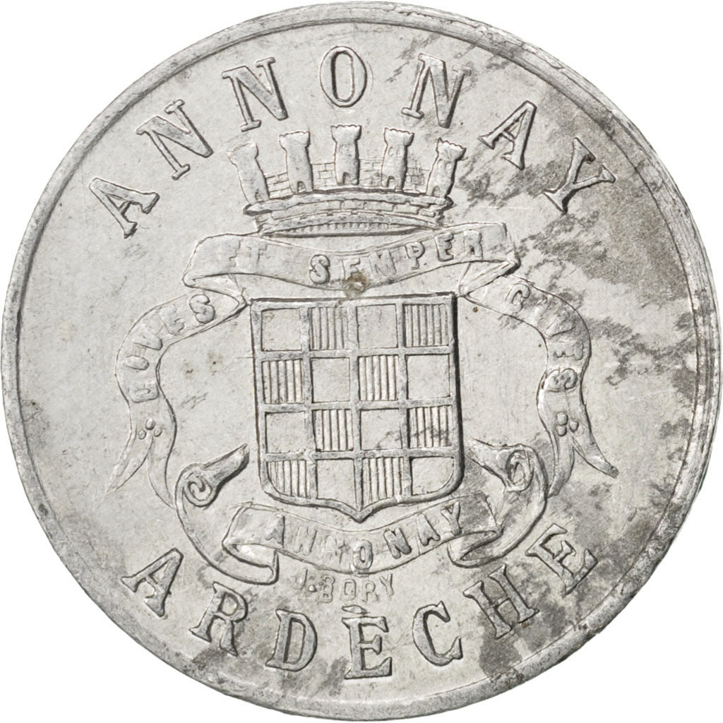 France, 10 Centimes, 1918, EF(40-45), Aluminium, Elie #10.2, 1.17