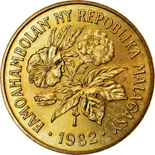 Monnaie, Madagascar, 20 Francs, 4 Ariary, 1982, Paris, SUP+, Aluminum-Bronze