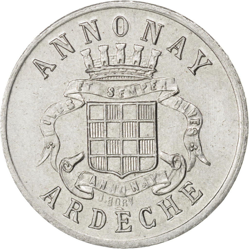 Annonay, Union Commerciale et Industrielle, 10 Centimes 1918, Elie 10.2