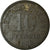Moeda, ALEMANHA - IMPÉRIO, 10 Pfennig, 1920, Berlin, error die break
