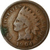 Moneta, Stati Uniti, Indian Head Cent, Cent, 1904, U.S. Mint, Philadelphia, MB+