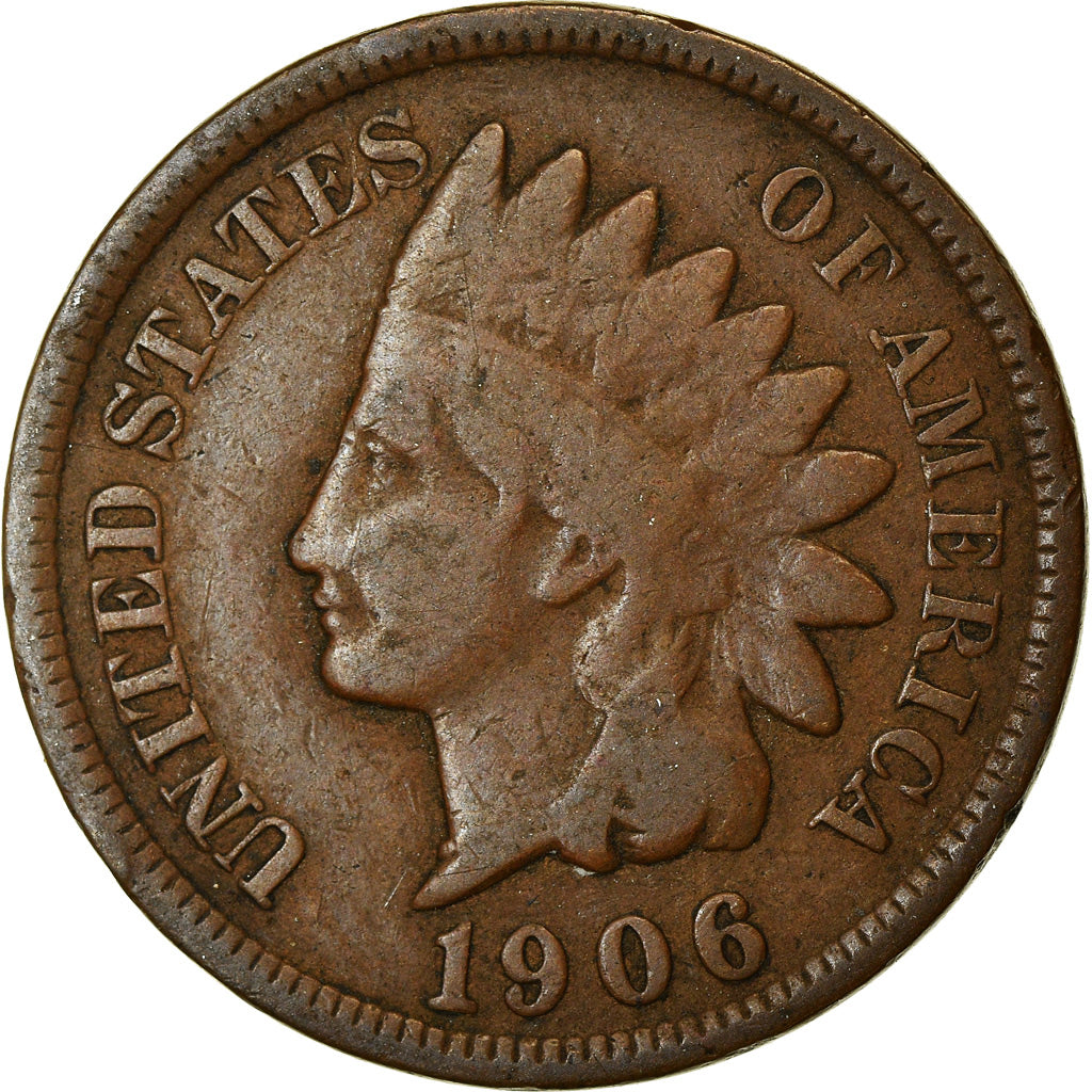 Moneta, Stati Uniti, Indian Head Cent, Cent, 1906, U.S. Mint, Philadelphia, MB+