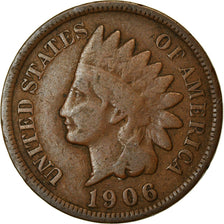 Moneta, Stati Uniti, Indian Head Cent, Cent, 1906, U.S. Mint, Philadelphia, MB+