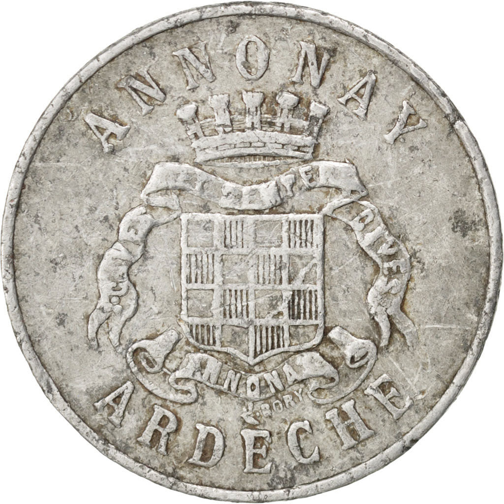 Annonay, Union Commerciale et Industrielle, 25 Centimes 1918, Elie 10.3
