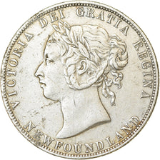 Moneda, TERRANOVA, 50 Cents, 1896, Royal Canadian Mint, MBC, Plata, KM:6