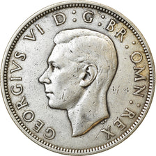 Moneta, Gran Bretagna, George VI, 1/2 Crown, 1942, BB, Argento, KM:856