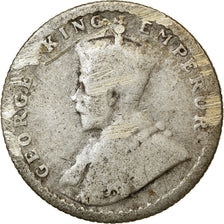 Münze, INDIA-BRITISH, George V, 1/4 Rupee, 1917, S, Silber, KM:518