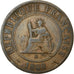Moeda, INDOCHINA FRANCESA, Cent, 1888, Paris, VF(30-35), Bronze, KM:1
