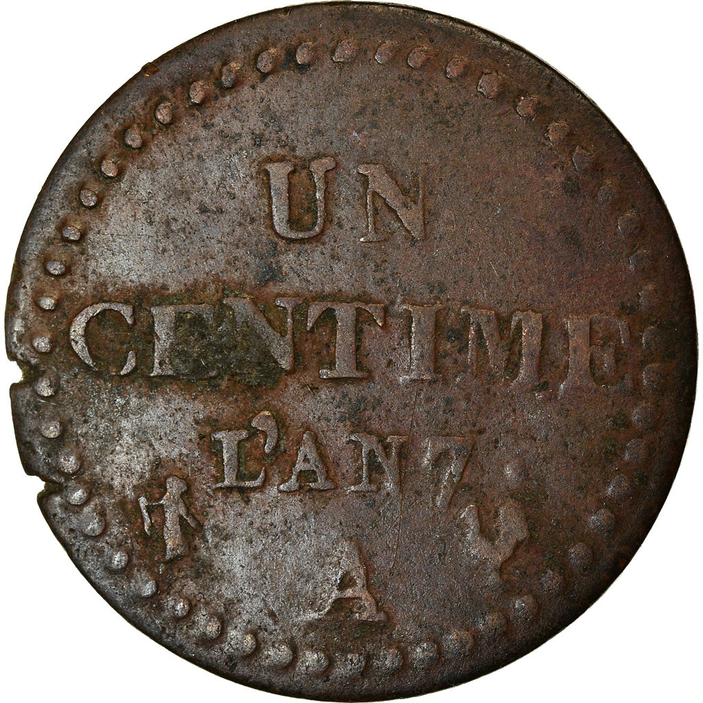 Coin, France, Dupré, Centime, AN 7, Paris, VF(30-35), Bronze, KM:646