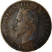 Moneda, Francia, Napoleon III, Napoléon III, Centime, 1862, Paris, MBC, Bronce