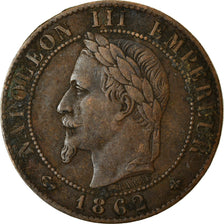 Monnaie, France, Napoleon III, Napoléon III, Centime, 1862, Paris, TTB+