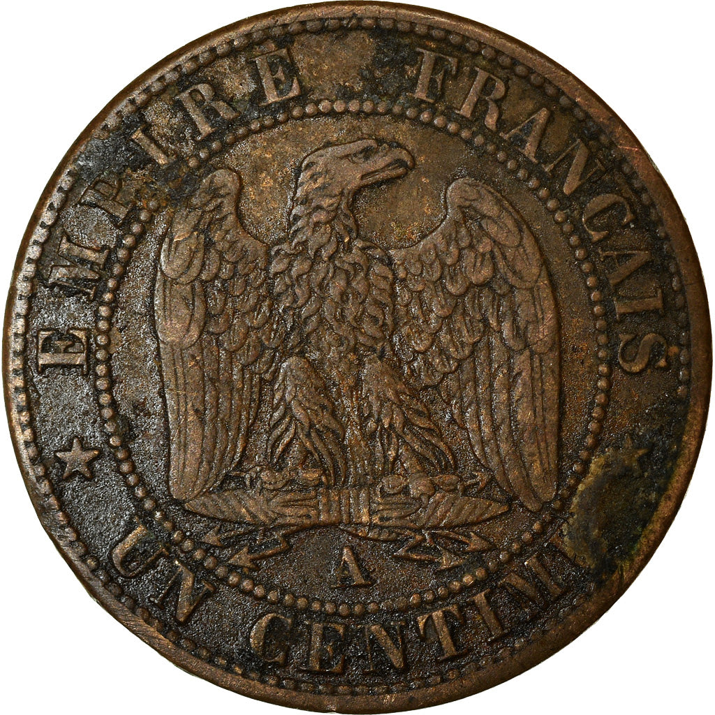 Monnaie, France, Napoleon III, Napoléon III, Centime, 1862, Paris, TTB+