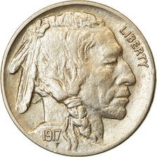 Monnaie, États-Unis, 5 Cents, 1917, Philadelphie, SUP, Copper-nickel, KM:134