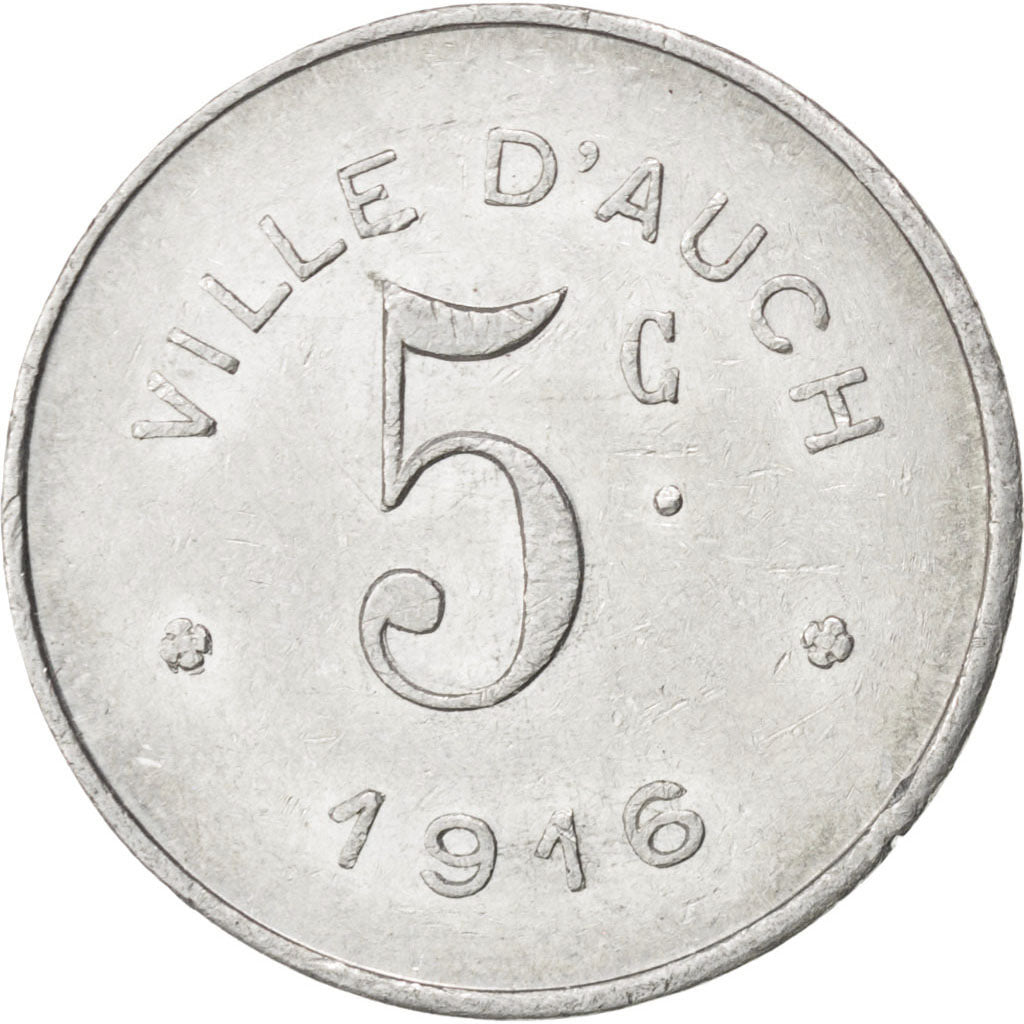 Francia, 5 Centimes, 1916, BB, Alluminio, Elie:10.1