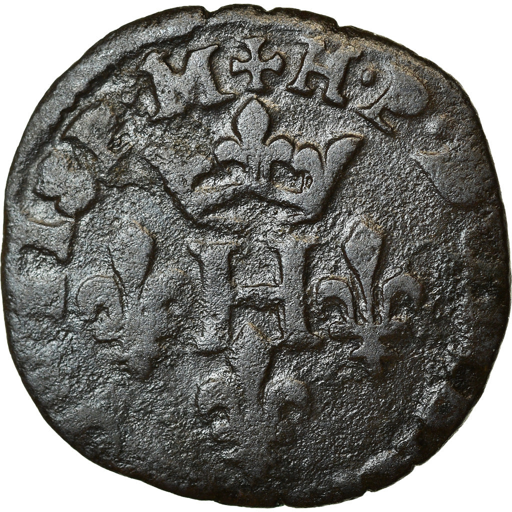 Moneta, Francia, Liard, 1597, Trévoux, MB+, Biglione, Boudeau:1072
