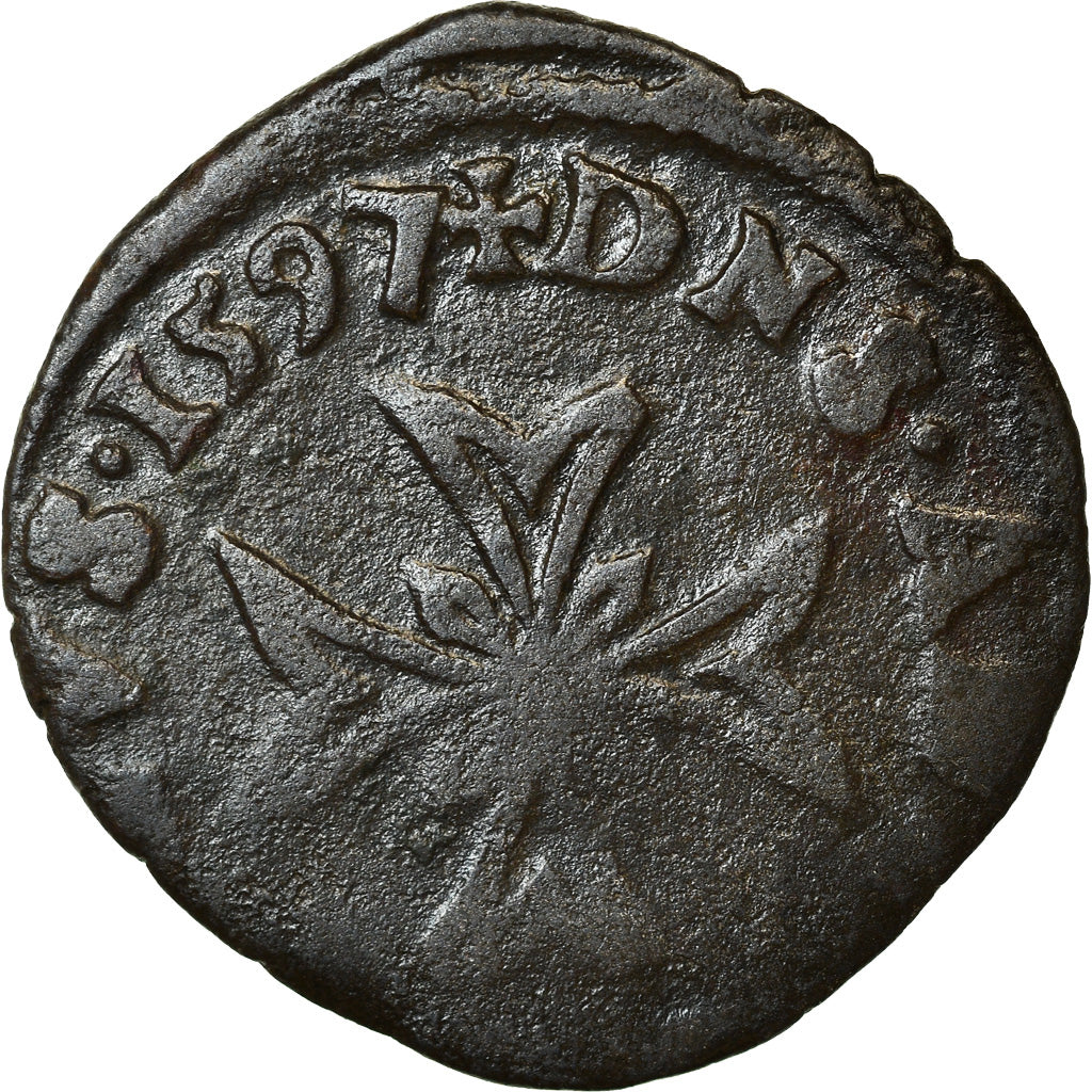 Moneta, Francia, Liard, 1597, Trévoux, MB+, Biglione, Boudeau:1072