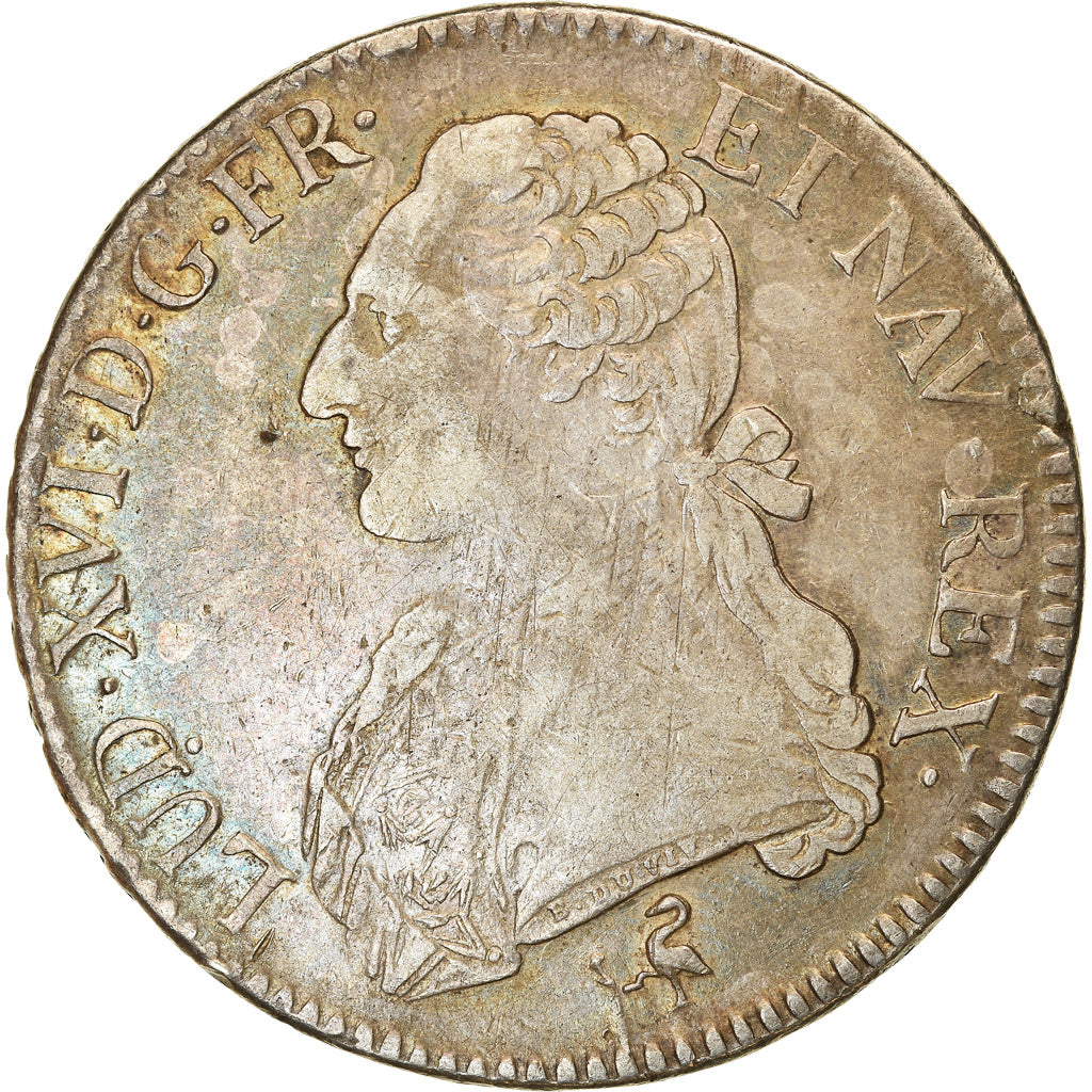 Moneta, Francia, Louis XVI, Écu aux branches d'olivier, Ecu, 1790, Paris, BB