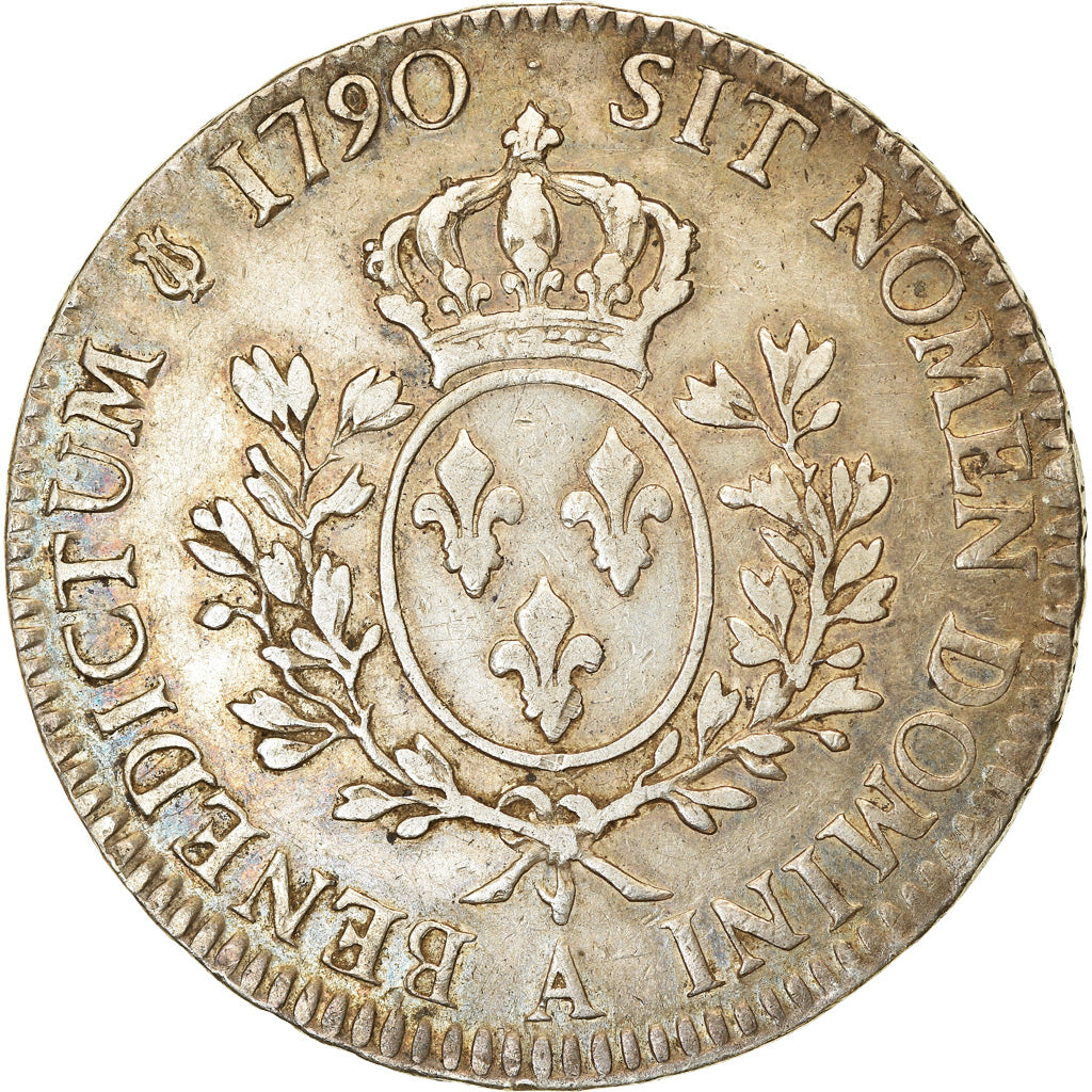 Moneta, Francia, Louis XVI, Écu aux branches d'olivier, Ecu, 1790, Paris, BB