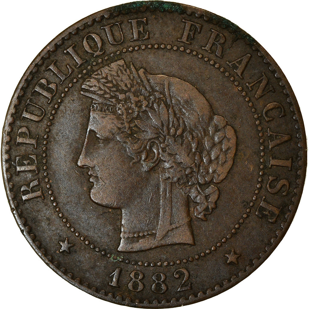Coin, France, Cérès, Centime, 1882, Paris, EF(40-45), Bronze, KM:826.1