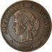 Monnaie, France, Cérès, Centime, 1889, Paris, TTB, Bronze, Gadoury:88