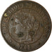Moneda, Francia, Cérès, Centime, 1896, Paris, BC+, Bronce, KM:826.1