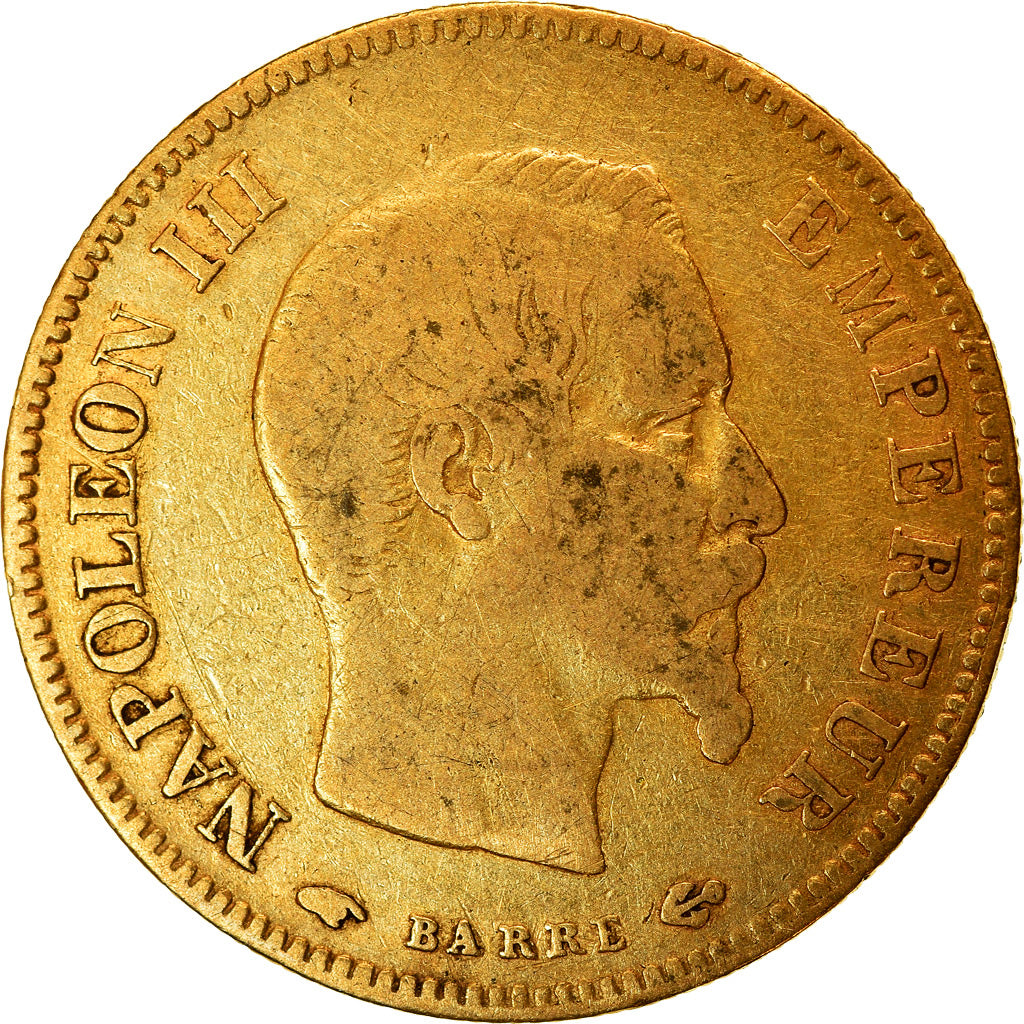 Moeda, França, Napoleon III, Napoléon III, 10 Francs, 1857, Paris, VF(30-35)