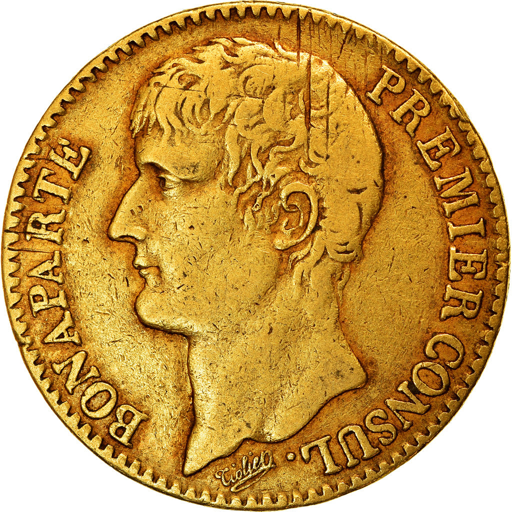 Münze, Frankreich, Napoleon I, 40 Francs, An 12, Paris, S+, Gold, Gadoury:1080
