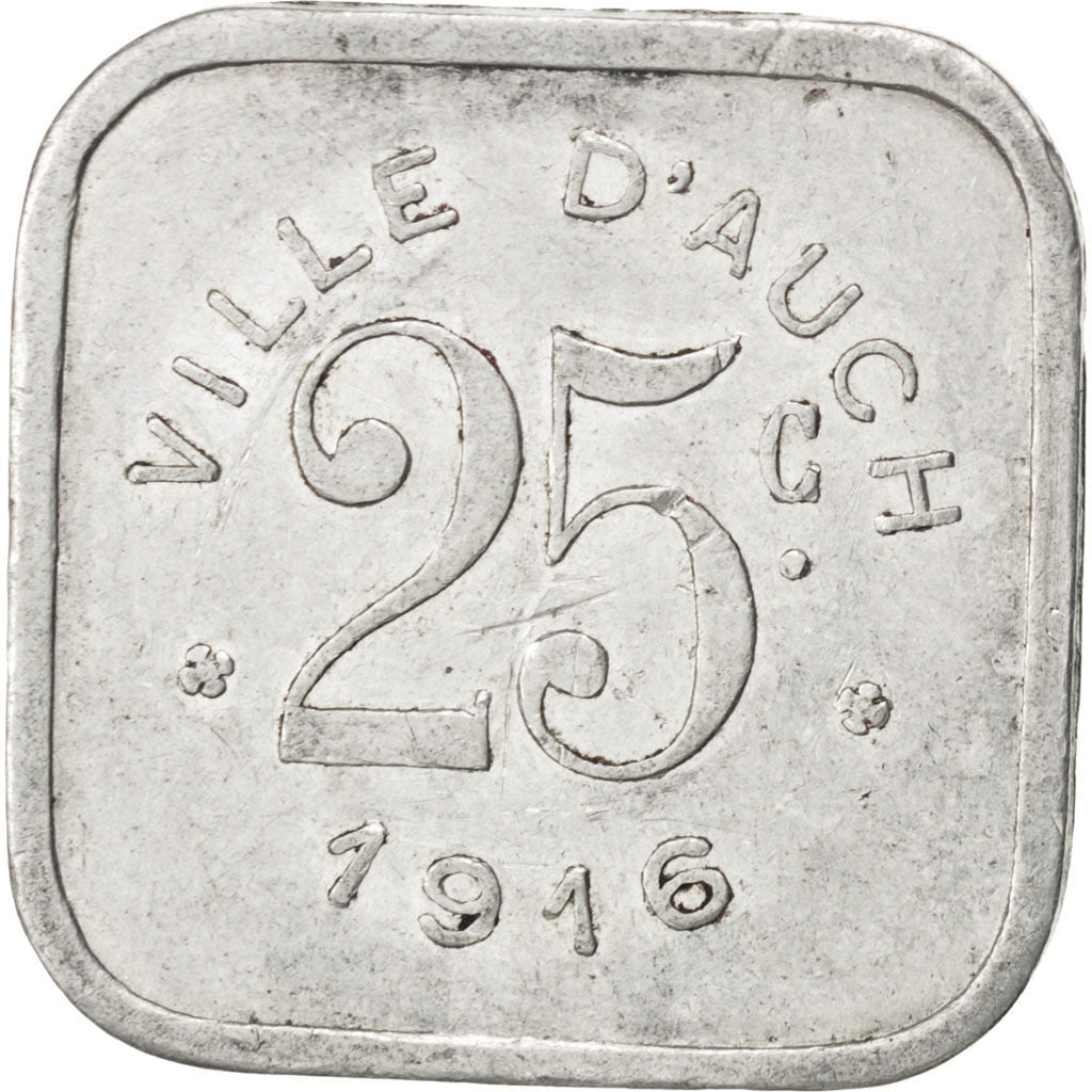 Auch, Augusta Auscorum, 25 Centimes 1916, Elie 10.2